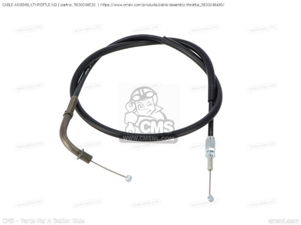 CMS シーエムエス (58300-48E3V) CABLE ASSEMBLY，THROTTLE NO［5830048E30］ VZ800 MARAUDER SUZUKI スズキ スロットルワイヤー・アクセルワイヤー ハンドル周辺パーツ ハンドル｜ウェビック　店