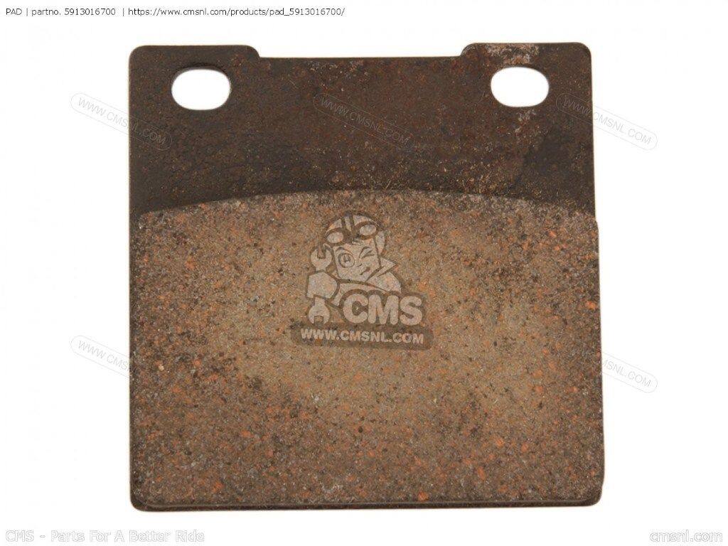 CMS シーエムエス (59100-16810) PAD (MCA)［5913016700］ GS550E GS550EF GS550ES GS550ES3 GS550ESE GS550ESF GS550ESG GS550L GSX500E GSX500ES GSX550E GSX550EF GSX550ES SUZUKI スズキ ブレーキパッド ブレーキ｜ウェビック　店