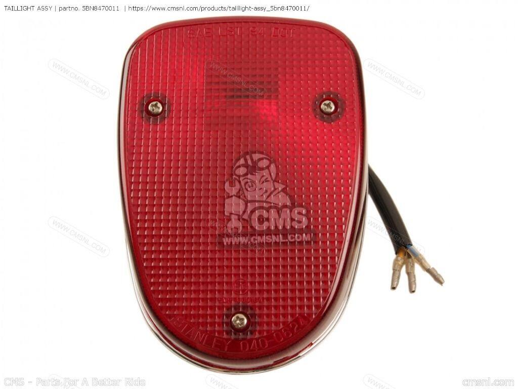 CMS シーエムエス (5BN-84700-12-00) TAILLIGHT ASSY［5BN8470011］ XVS1100A XVS650A YAMAHA ヤマハ テールランプ 灯火類 電装系｜ウェビック　店