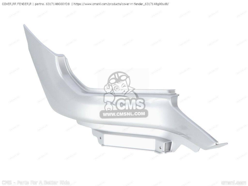 CMS シーエムエス (63171-48G01) COVER，RR FENDER，R［6317148G01YD8］ VZR1800 BOULEVARD M109R VZR1800BZ M1800 INTRUDER VZR1800N VZR1800Z SUZUKI スズキ リアフェンダー フェンダー関連 外装｜ウェビック　店