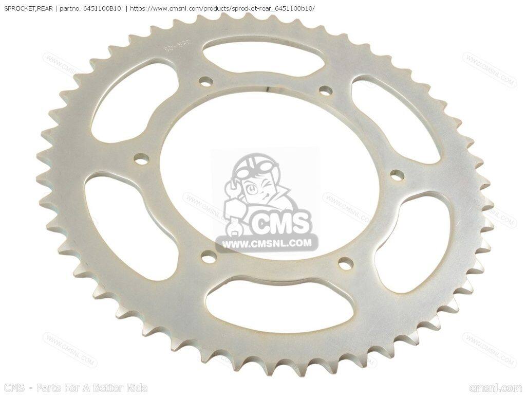 CMS シーエムエス (64511-00B12) SPROCKET，REAR［6451100B10］ RM250 SUZUKI スズキ その他ホイールオプション・補修部品 ホイール関連 足回り｜ウェビック　店