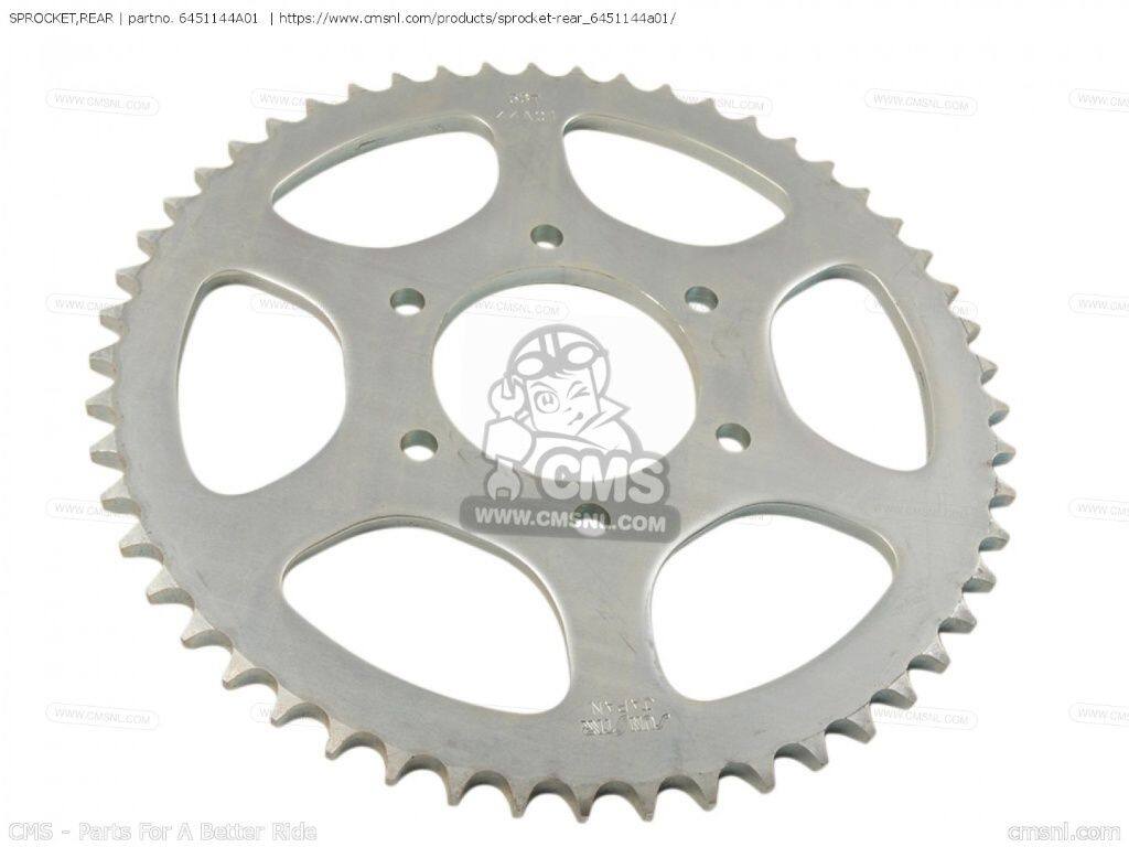 CMS シーエムエス (64511-44A02) SPROCKET，REAR［6451144A01］ DR125 DR125S DR125SE SP125 SUZUKI スズキ スプロケット 駆動系｜ウェビック　店