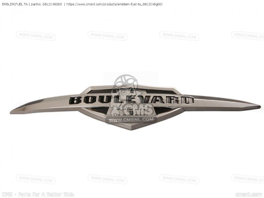 CMS シーエムエス (68121-48G01) EMBLEM，FUEL TA［6812148G00］ VZR1800 BOULEVARD M109R VZR1800N VZR1800Z SUZUKI スズキ エンブレム 外装｜ウェビック　店