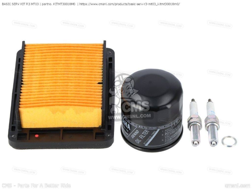 CMS シーエムエス BASIC SERV KIT R3 MT03［KITMT30018M0］ GPD125-A MTM690 MTM690-U MTT690-A YZF-R3A YZF-R3 YAMAHA ヤマハ その他メンテナンス小物｜ウェビック　店