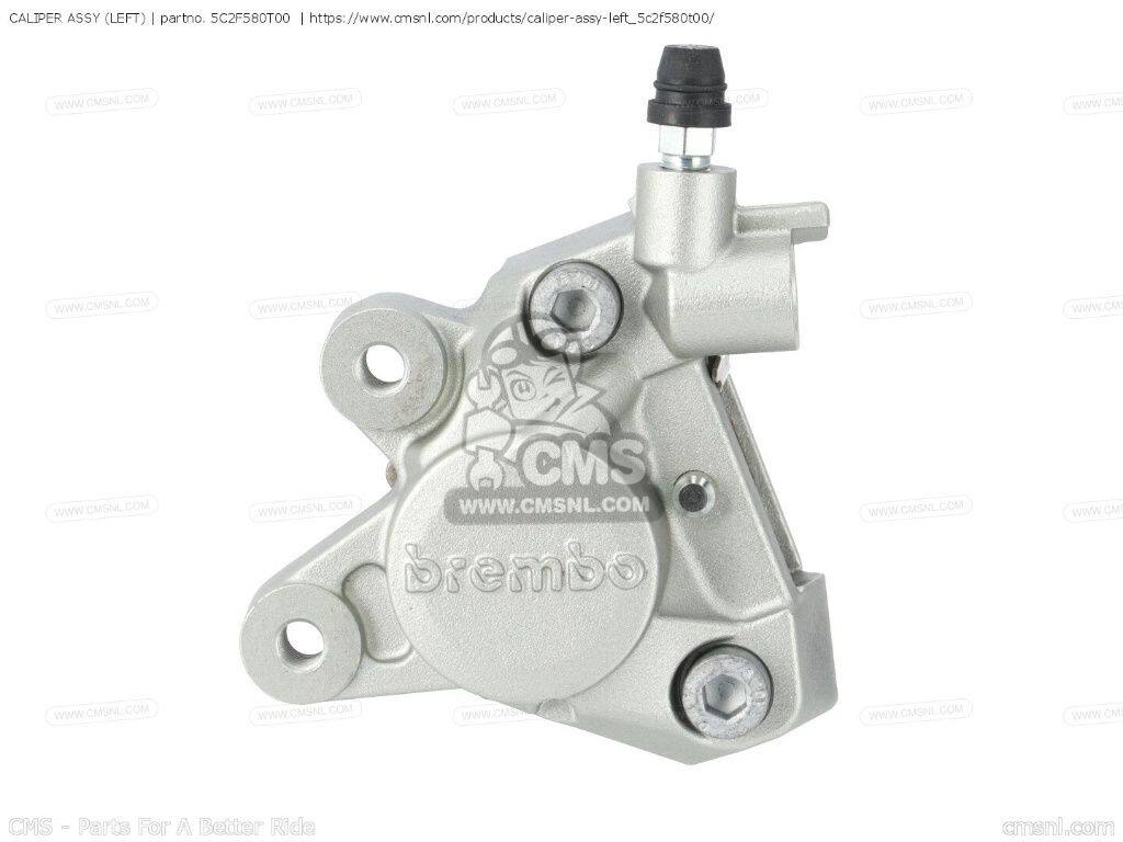CMS シーエムエス CALIPER ASSY (LEFT)［5C2F580T00］ YN50 YN50F YN50FM YN50FU YN50M YAMAHA ヤマハ キャリパー ブレーキ｜ウェビック　店