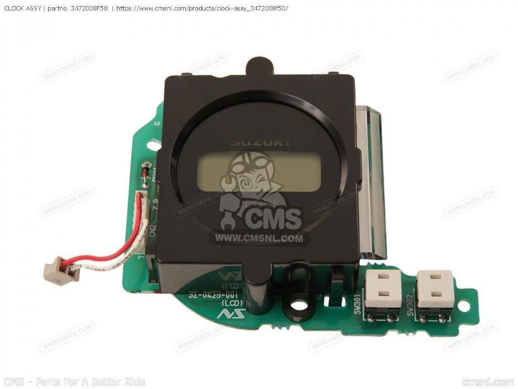 CMS シーエムエス CLOCK ASSY［3472008F50］ GSX600F KATANA GSX750F SUZUKI スズキ キーシリンダー・鍵 スイッチ・ハーネス関係 電装系｜ウェビック　店
