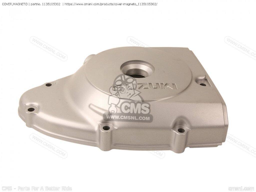 CMS シーエムエス COVER，MAGNETO［1135105302］ GN125 GN125E GN125U GS125 GS125E GS125ES SUZUKI スズキ オルタネーターカバー・ジェネレーターカバー エンジンパーツ エンジン｜ウェビック　店