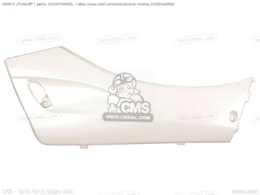 CMS シーエムエス COVER，R L&rsquo;NHA16P&rsquo;［64325KTW900ZL］ SH300 SH3009 SH300A SH300A9 SH300AA SH300AB SH300AR SH300AR9 SH300ARA SH300B SH300R SH300R9 SH300RA HONDA ホンダ その他外装オプション・補修部品 外装｜ウェビック　店 15,885円