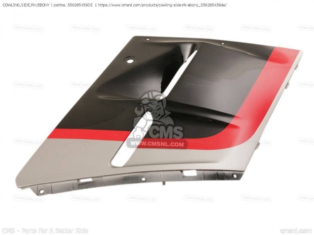 CMS シーエムエス COWLING，SIDE，RH，EBONY［550285459DE］ ZX1000B1 KAWASAKI カワサキ サイドカウル・サイドカバー カウル関連 外装｜ウェビック　店