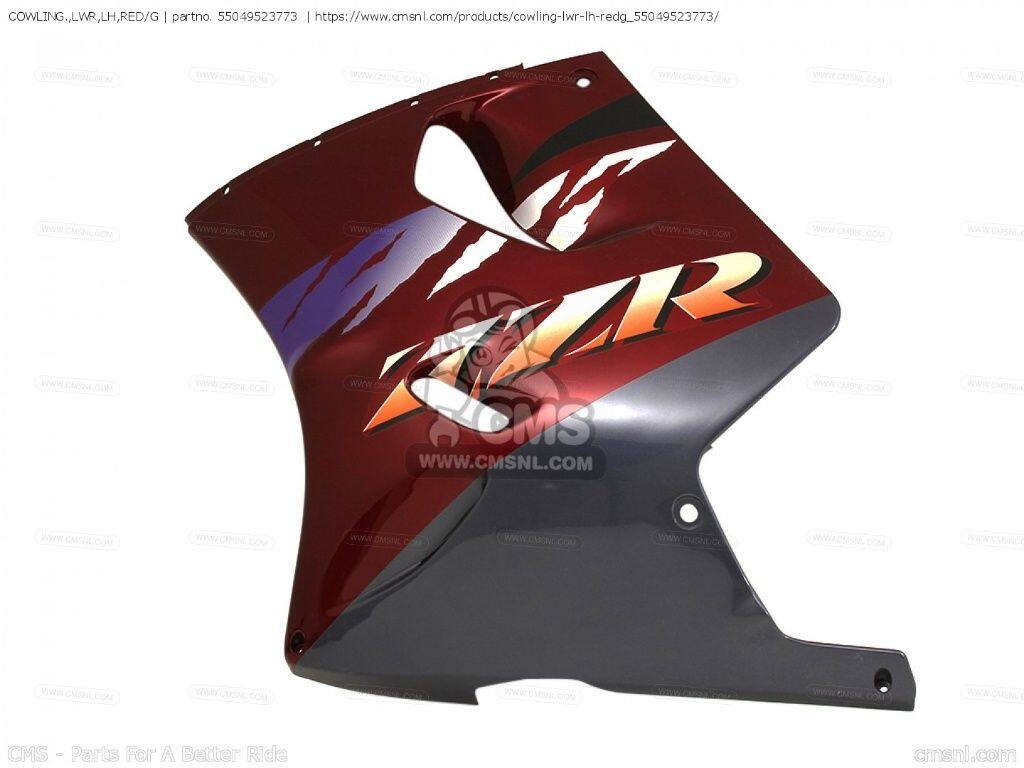 CMS シーエムエス COWLING.，LWR，LH，RED/G［55049523773］ ZX1100D2 ZZR1100 KAWASAKI カワサキ アンダーカウル カウル関連 外装｜ウェビック　店