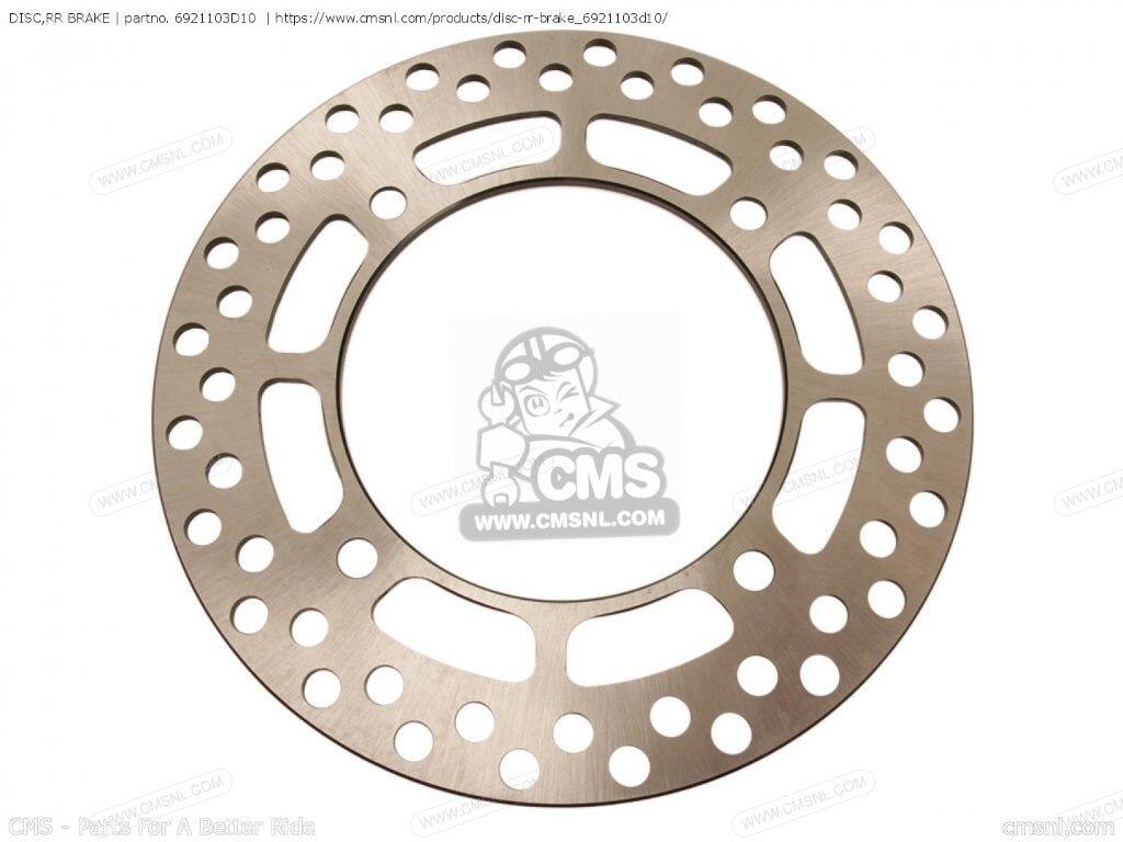 CMS シーエムエス DISC，RR BRAKE［6921103D10］ DR-Z250 DR350 DR350SE SUZUKI スズキ 燃料コック 燃料関連 エンジン｜ウェビック　店
