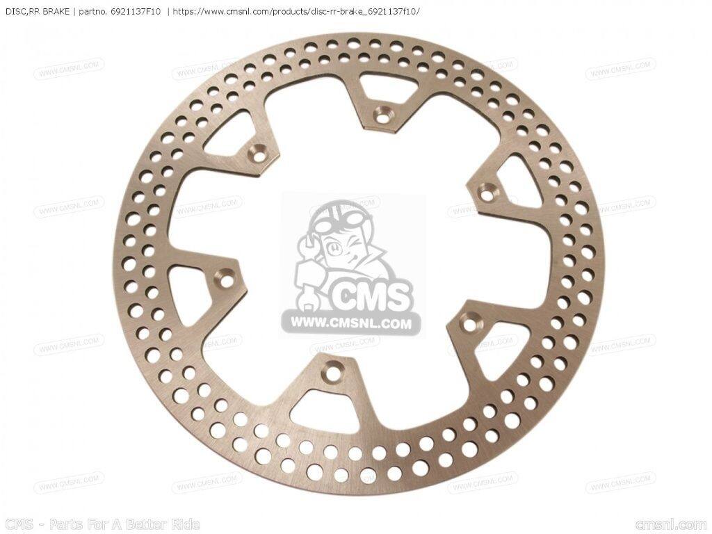 CMS シーエムエス DISC，RR BRAKE［6921137F10］ RM125 RM250 RM250Z SUZUKI スズキ ブレーキディスクローター ブレーキ｜ウェビック　店