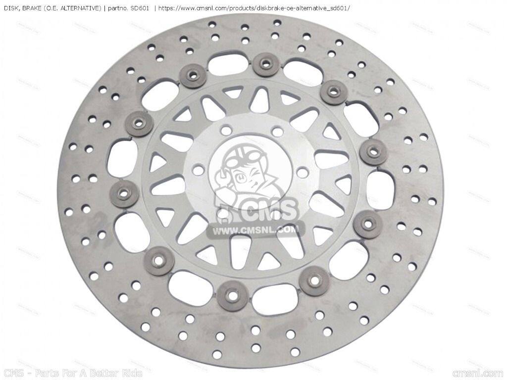 CMS シーエムエス DISK， BRAKE［SD601］ FZR600R 25.0KW 72.1KW FZS600 FZS600N FZS600P FZS600R FZS600S FZS600SP TDM850 TDM850L YAMAHA ヤマハ ブレーキディスクローター ブレーキ｜ウェビック　店