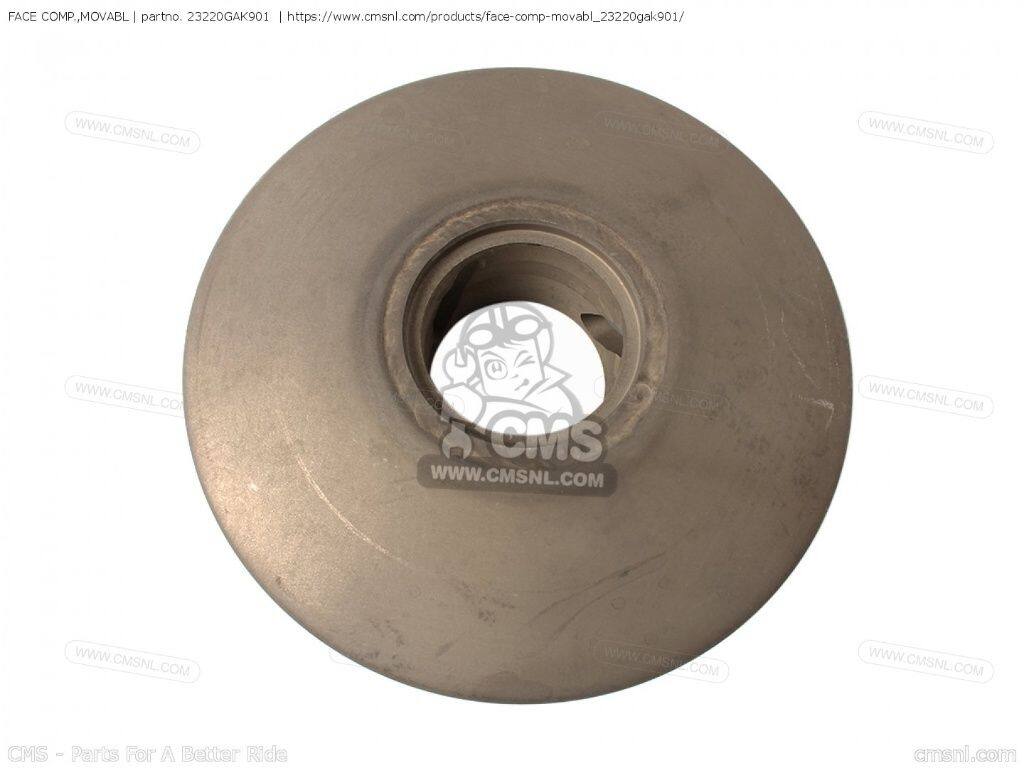 CMS シーエムエス FACE COMP.，MOVABL［23220GAK901］ SFX50 SFX50MM SFX50S SFX50SMM SH50 SCOOPY SJ50 BALI SZX50S X8R SZX50X HONDA ホンダ その他プーリーオプション・補修部品 スクーター駆動系 駆動系｜ウェビック　店 10,960円