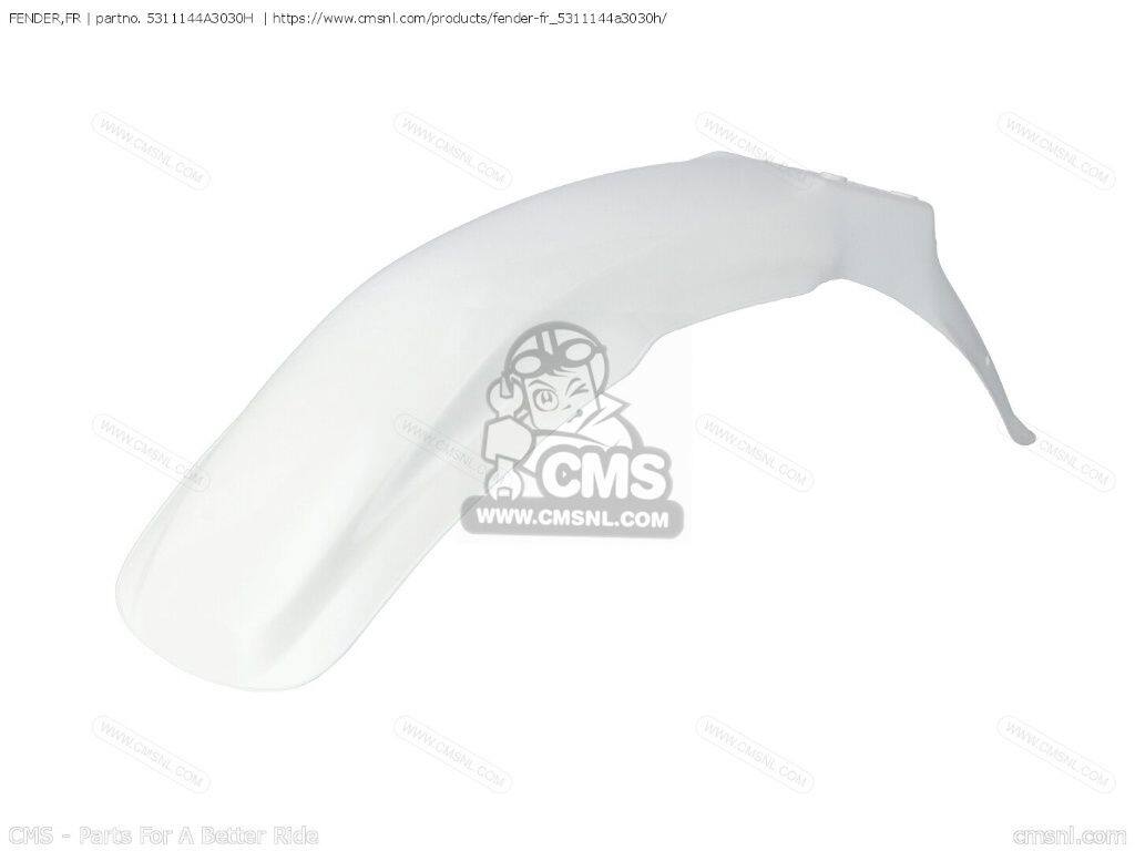 CMS シーエムエス FENDER，FR［5311144A3030H］ DR125 DR125S DR125SE DR125SEU DR200 DR200SE DR500R DR500S DR600R DR600RU DR600S DR600SU DR650S SP125 SP200 SP600 SUZUKI スズキ フロントフェンダー フェンダー関連 外装｜ウェビック　店 10,910円