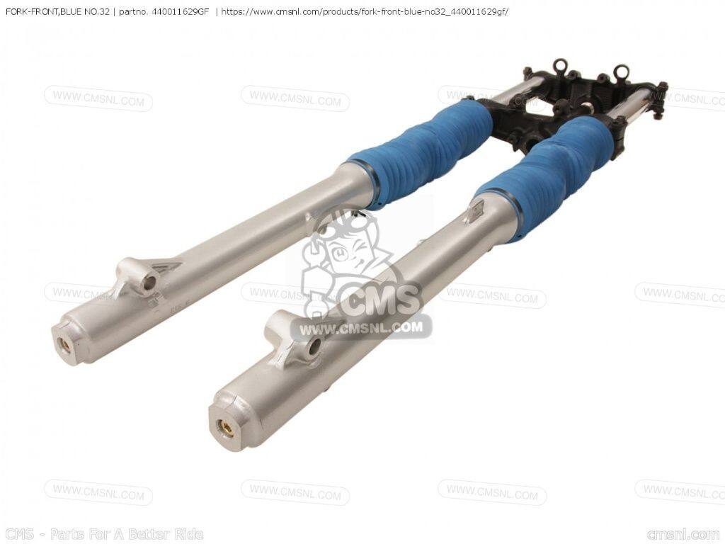 CMS シーエムエス FORK-FRONT，BLUE NO.32［440011629GF］ KMX125-A1 KMX125-A2 KMX125-A3 KMX125-A4 KMX125-A5 KMX125-B1 KMX125-B2 KMX125-B3 KMX125-B4 KMX125-B5 KAWASAKI カワサキ フロントフォーク サスペンション 足回り｜ウェビック　店
