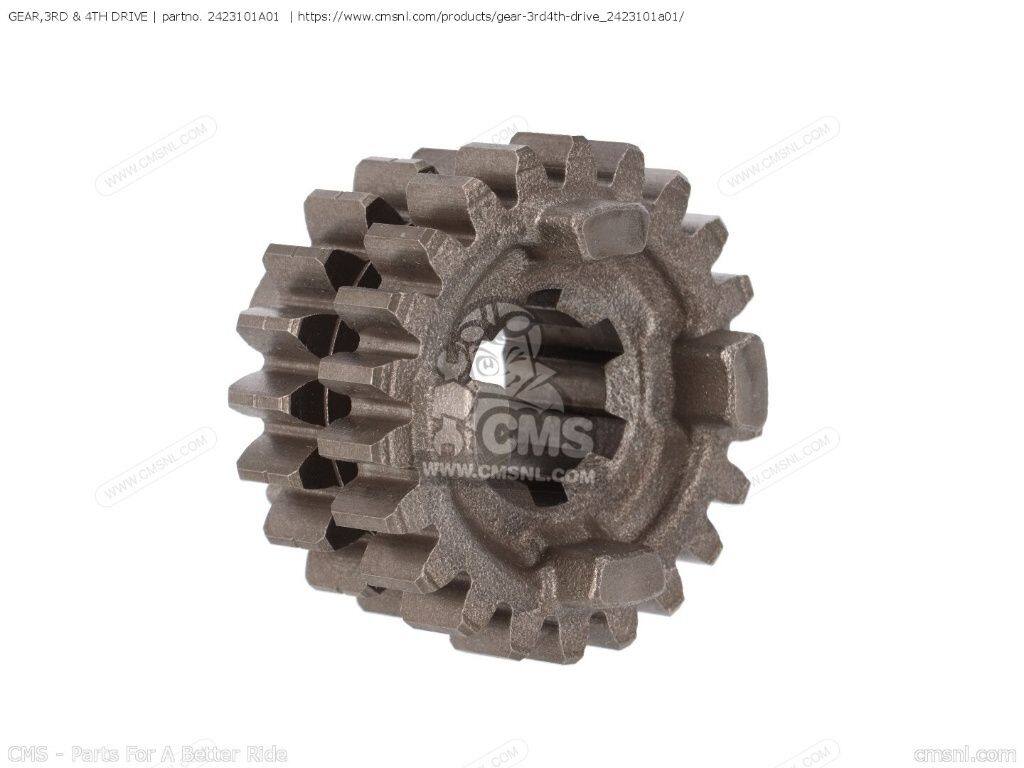 CMS シーエムエス GEAR，3RD ＆ 4TH DRIVE［2423101A01］ TS125X TS125XU SUZUKI スズキ ミッション・ギア エンジンパーツ エンジン｜ウェビック　店