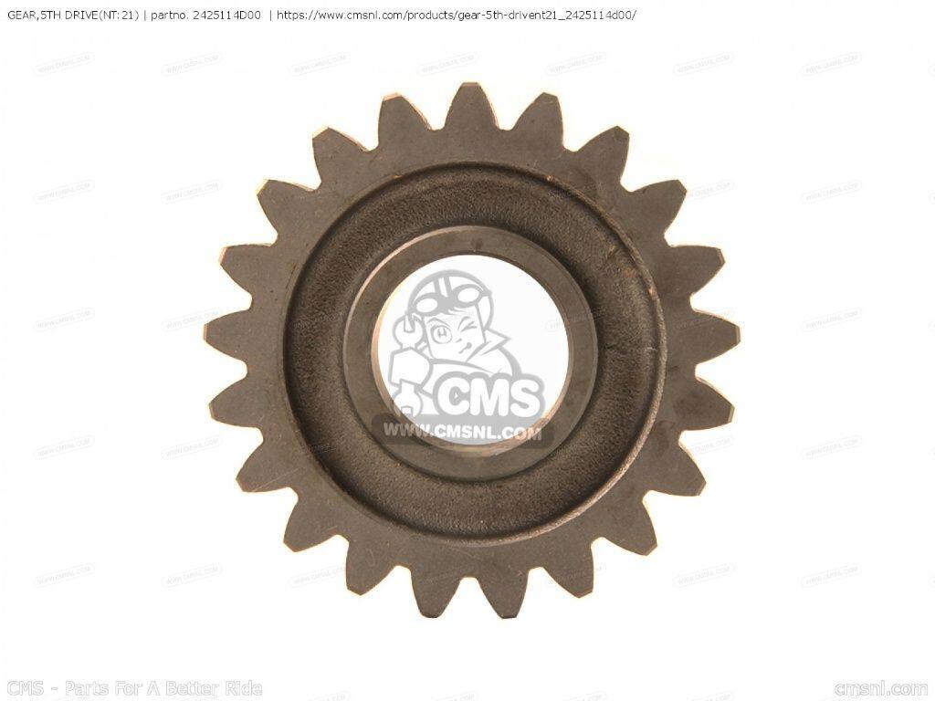 CMS シーエムエス GEAR，5TH DRIVE(NT：21)［2425114D00］ DR-Z250 DR250 DR250SE DR350 DR350S DR350SE DR350SH DR350SU SUZUKI スズキ 燃料コック 燃料関連 エンジン｜ウェビック　店
