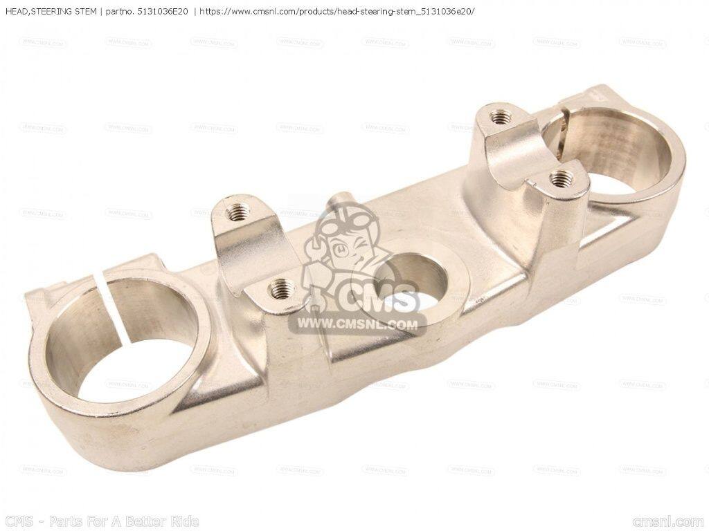 CMS シーエムエス HEAD，STEERING STEM［5131036E20］ RM125 RM250 SUZUKI スズキ トリプルツリー・ステム・アンダーブラケット ハンドル｜ウェビック　店