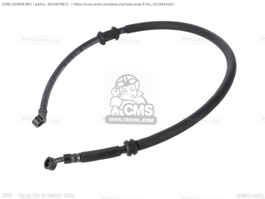CMS シーエムエス HOSE COMP，FR BRK［45126KTMD21］ ANF125 INNOVA ANF125A HONDA ホンダ バッテリー関連｜ウェビック　店
