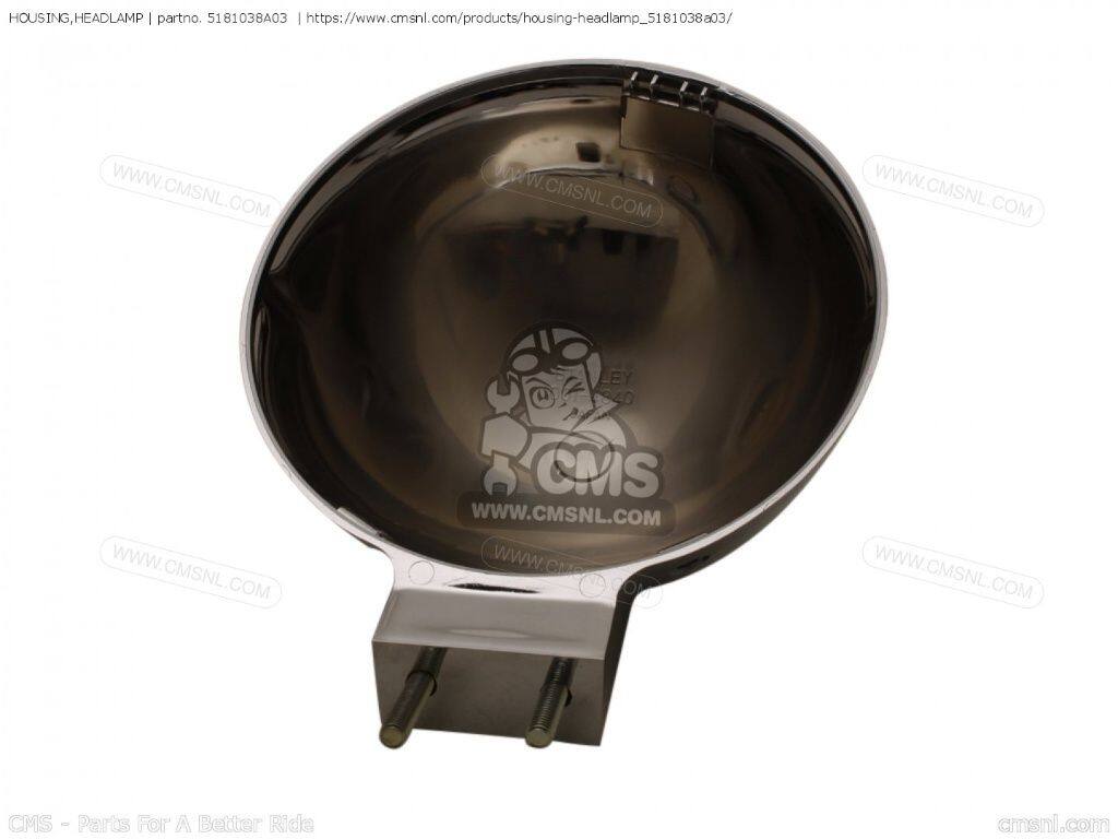 CMS シーエムエス HOUSING，HEADLAMP［5181038A03］ LS650 BOULEVARD S40 LS650P SAVAGE VS800 S50 VS800GL INTRUDER SUZUKI スズキ ヘッドライト 灯火類 電装系｜ウェビック　店 18,434円