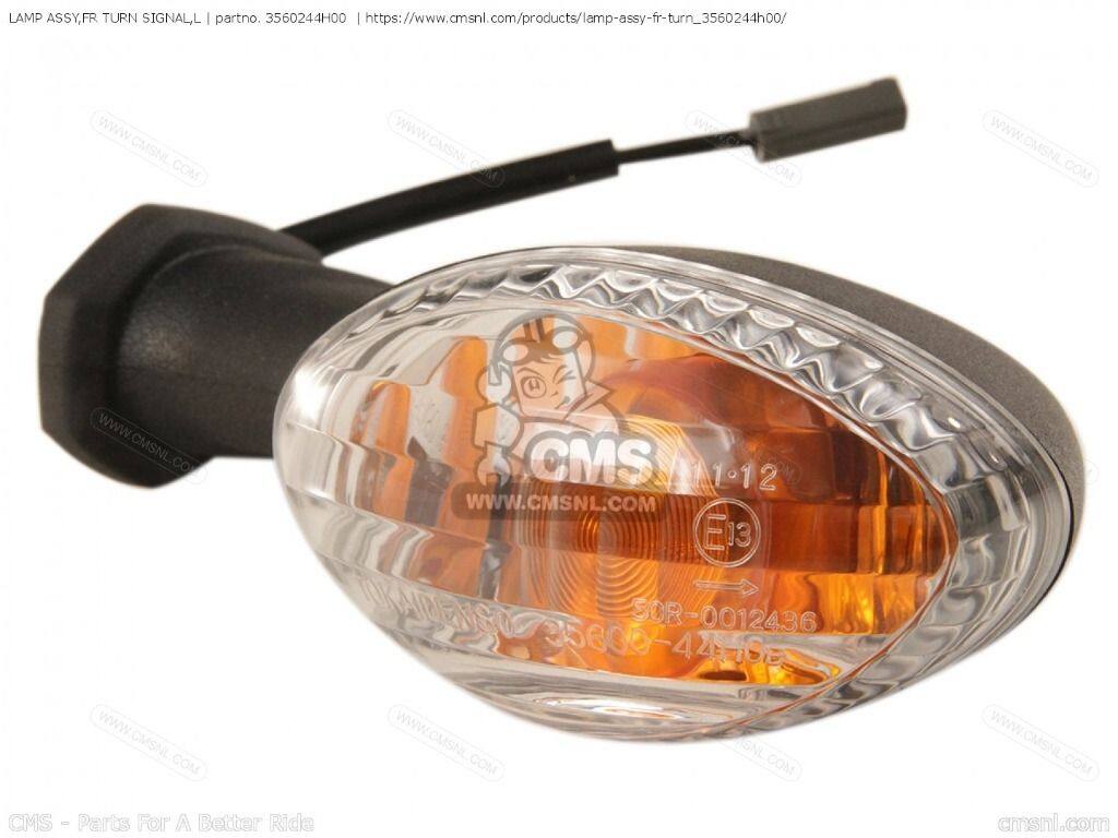 CMS シーエムエス LAMP ASSY，FR TURN SIGNAL，L［3560244H00］ SFV650A GLADIUS SUZUKI スズキ ウインカー 灯火類 電装系｜ウェビック　店