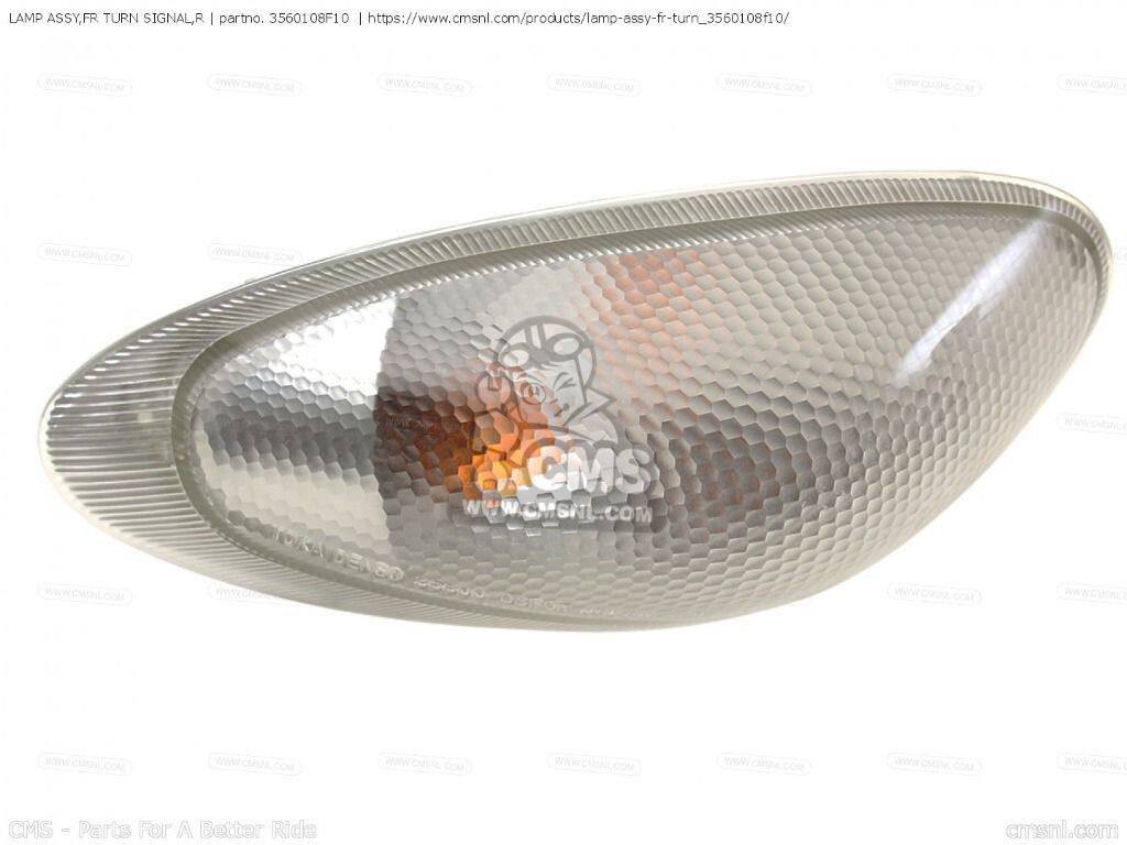 CMS シーエムエス LAMP ASSY，FR TURN SIGNAL，R［3560108F10］ GSX600F KATANA GSX750F SUZUKI スズキ ウインカー 灯火類 電装系｜ウェビック　店
