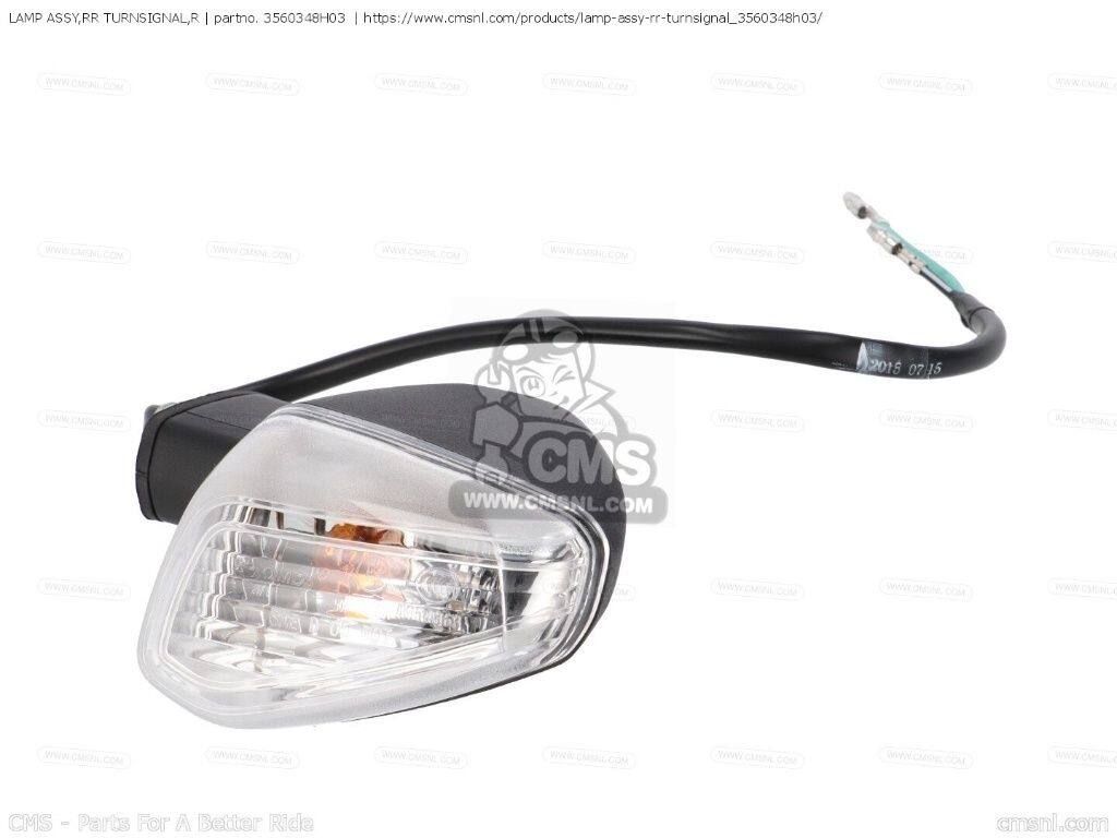 CMS シーエムエス LAMP ASSY，RR TURNSIGNAL，R［3560348H03］ GW250 INAZUMA GW250Z GW250F SUZUKI スズキ ウインカー 灯火類 電装系｜ウェビック　店
