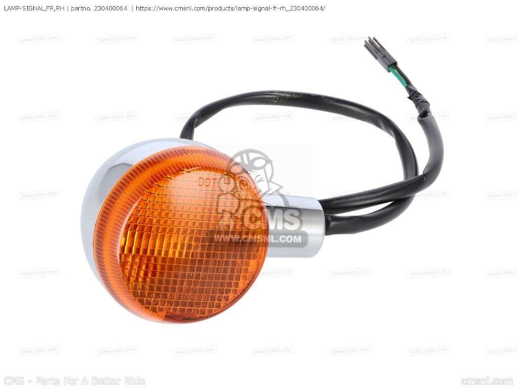 CMS シーエムエス LAMP-SIGNAL，FR，RH［230400064］ VN2000H8F VN2000 CLASSIC VN2000H9F VN2000HAF KAWASAKI カワサキ ウインカー 灯火類 電装系｜ウェビック　店