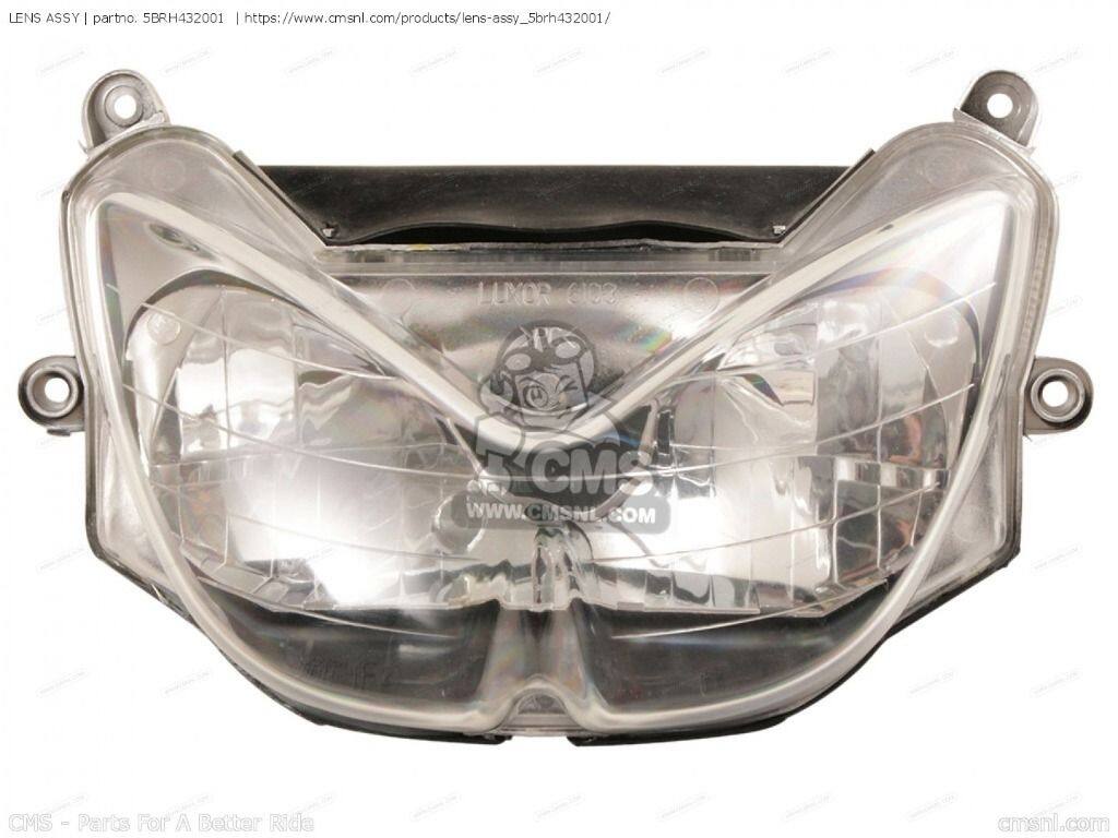 CMS シーエムエス LENS ASSY［5BRH432001］ YQ50 YQ50L YAMAHA ヤマハ ヘッドライト 灯火類 電装系｜ウェビック　店