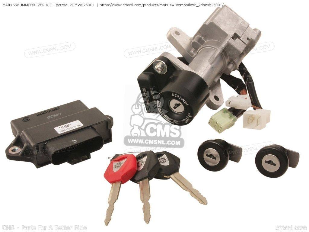 CMS シーエムエス MAIN SW. IMMOBILIZER KIT［2DMWH25001］ YP125R YP125RA YAMAHA ヤマハ キーシリンダー・鍵 スイッチ・ハーネス関係 電装系｜ウェビック　店