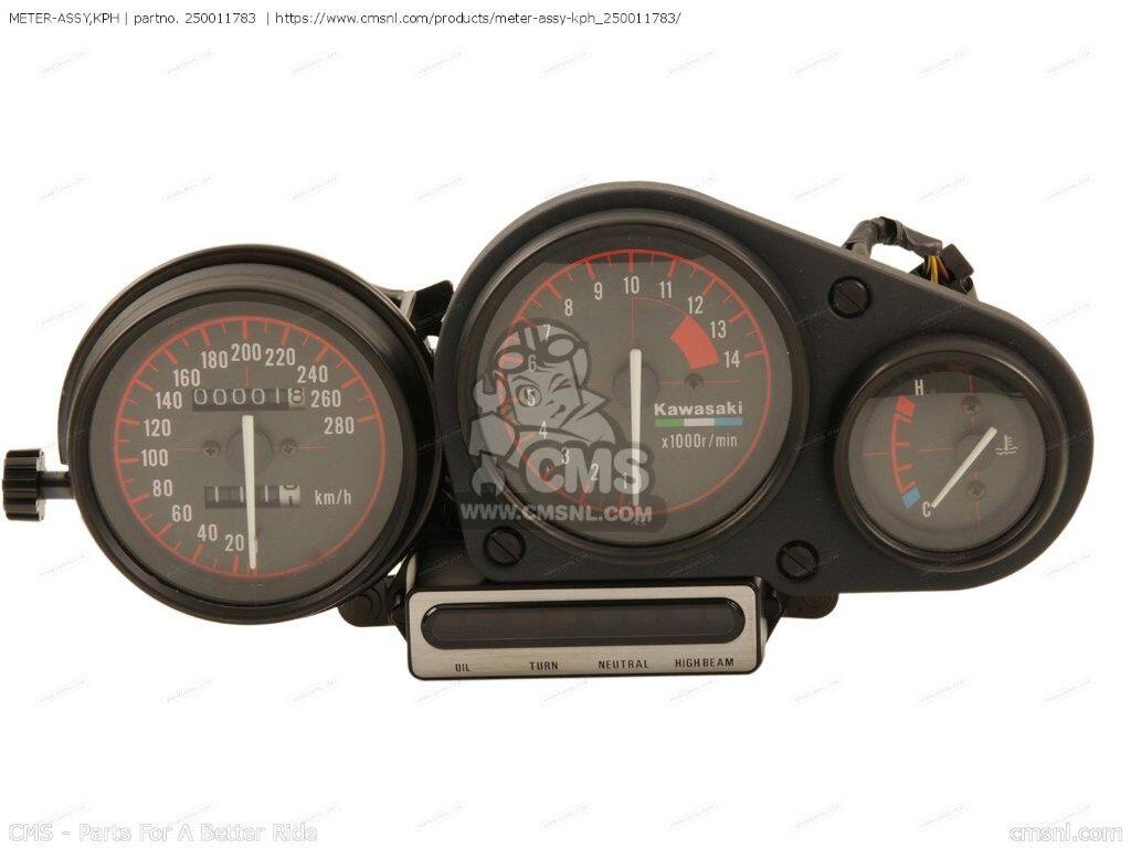 CMS シーエムエス METER-ASSY，KPH［250011783］ ZX750H1 ZXR750 ZX750H2 KAWASAKI カワサキ その他メーター メーター・インジケーター関係 電装系｜ウェビック　店