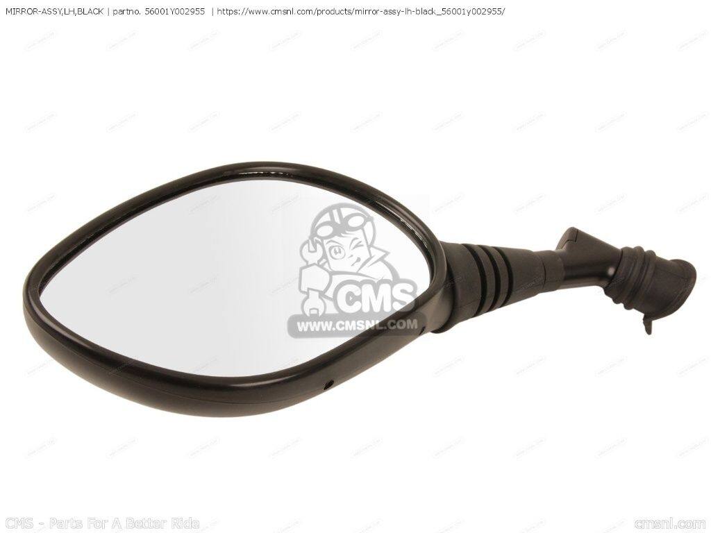 CMS シーエムエス MIRROR-ASSY，LH，BLACK［56001Y002955］ KAWASAKI カワサキ ミラー ハンドル｜ウェビック　店