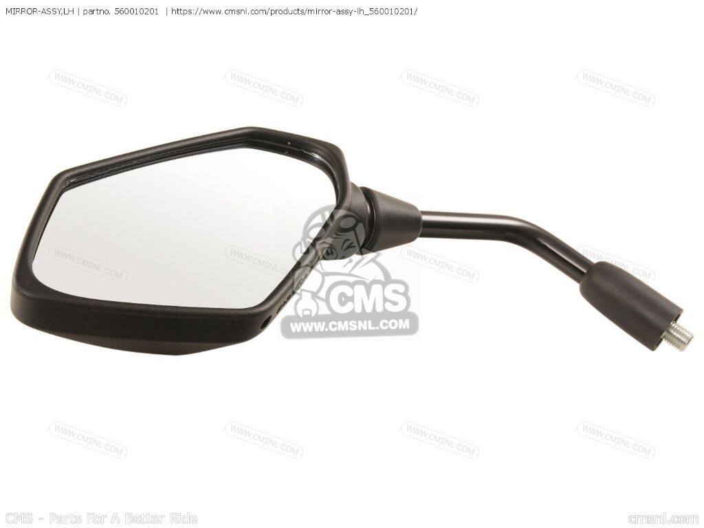 CMS シーエムエス MIRROR-ASSY，LH［560010201］ ZR750LBF Z750 ZR750LCF ZR750MBF ABS ZR750MCF ZR750NBF Z750R ZR750NCF ZR750PBF ZR750PCF KAWASAKI カワサキ ミラー ハンドル｜ウェビック　店