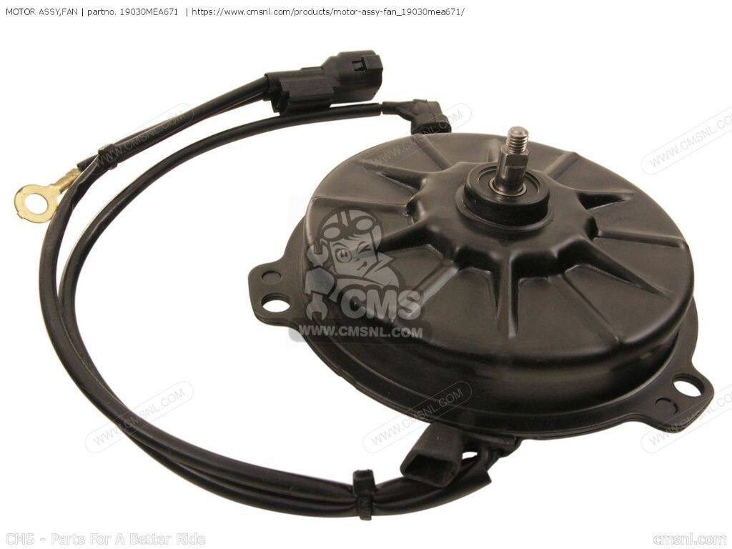 CMS シーエムエス MOTOR ASSY，FAN［19030MEA671］ VTX1300C VTX1300R VTX1300S HONDA ホンダ ラジエーター 冷却関連 エンジン｜ウェビック　店 33,990円