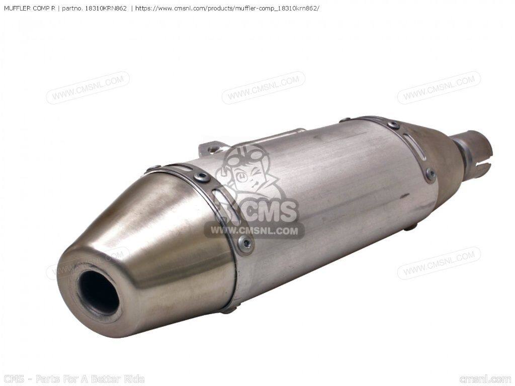CMS シーエムエス MUFFLER COMP R［18310KRN862］ CRF250R HONDA ホンダ その他マフラーオプション・補修部品 マフラー｜ウェビック　店