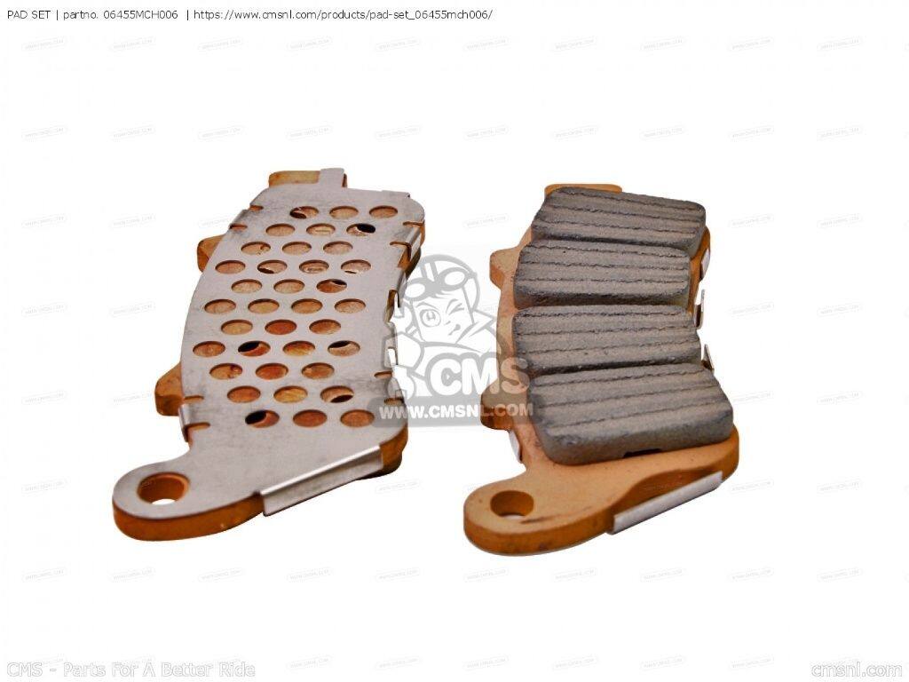CMS シーエムエス PAD SET (NAS)［06455MCH006］ VTX1800C VTX1800C1 VTX1800C2 VTX1800C3 VTX1800F1 VTX1800F2 VTX1800F3 HONDA ホンダ ブレーキパッド ブレーキ｜ウェビック　店
