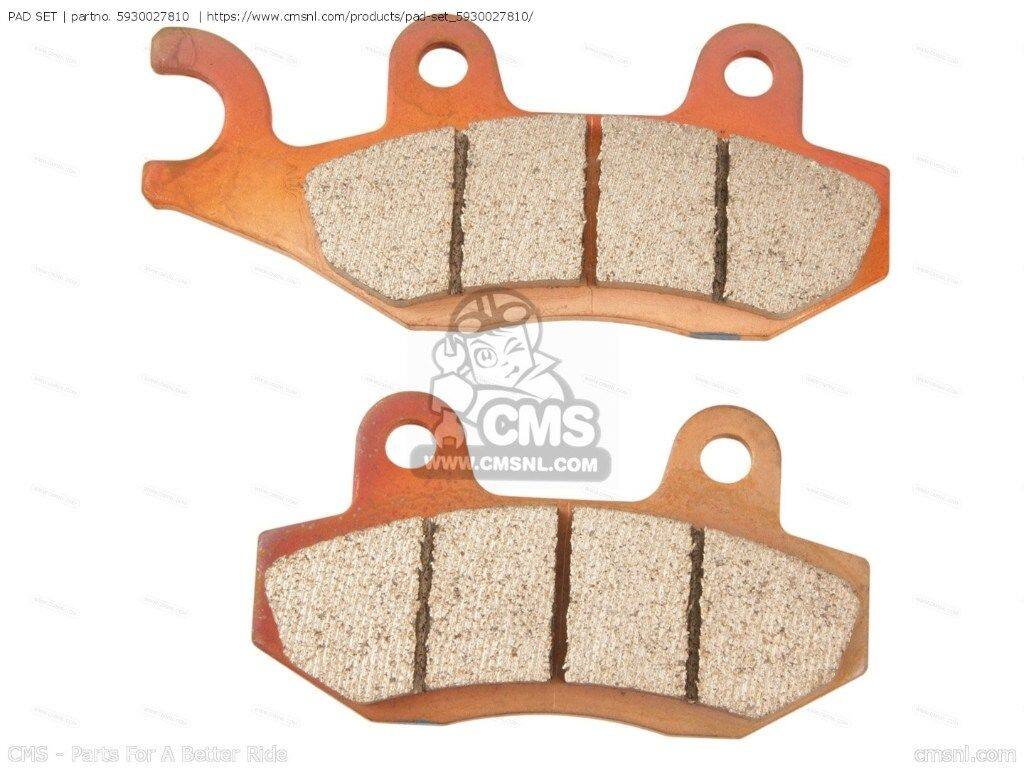 CMS シーエムエス PAD SET (NAS)［5930027810］ RM125 RM250 SUZUKI スズキ ブレーキパッド ブレーキ｜ウェビック　店