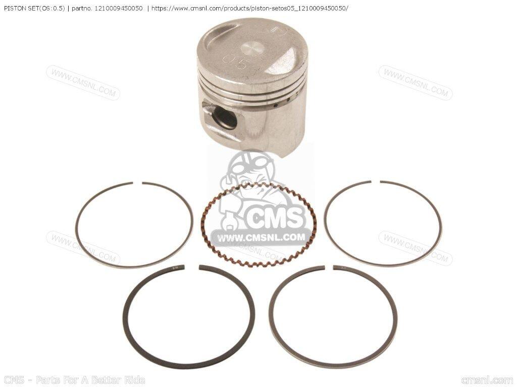 CMS シーエムエス PISTON SET(OS：0.5)［1210009450050］ RB50 SUZUKI スズキ ピストン エンジンパーツ エンジン｜ウェビック　店