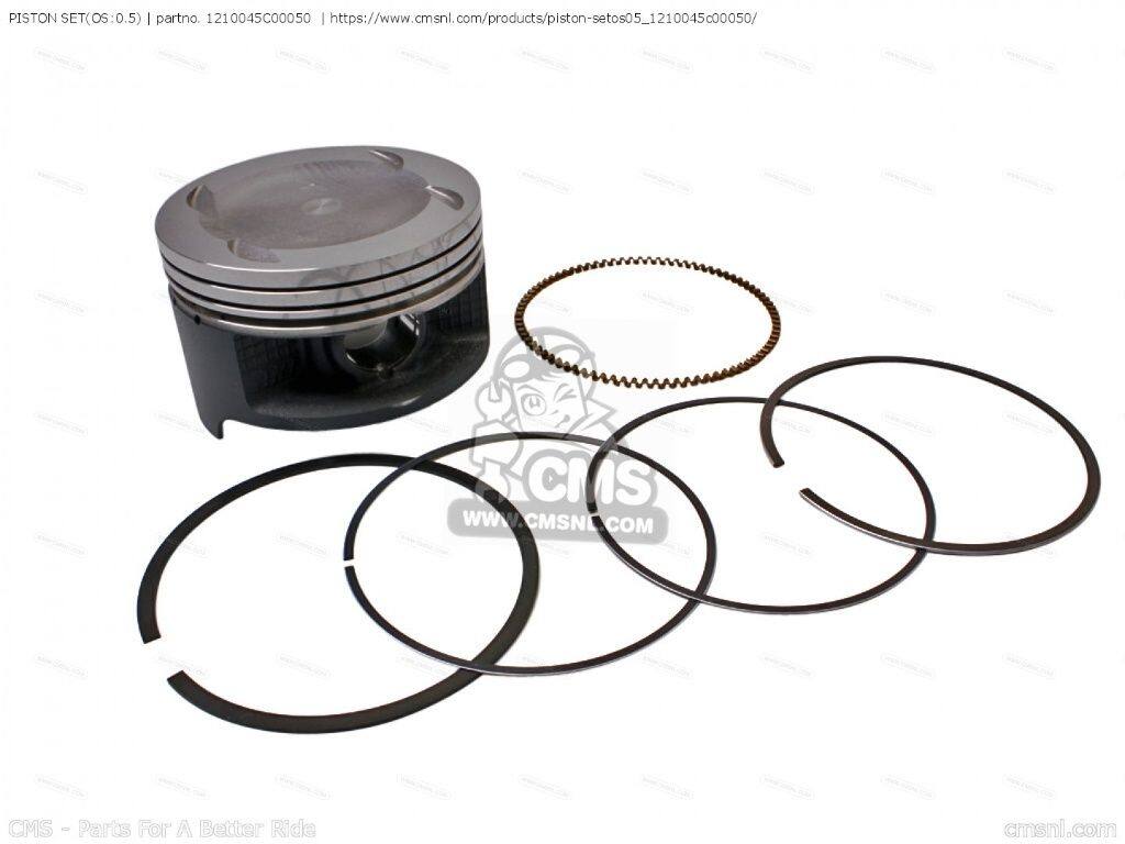 CMS シーエムエス PISTON SET(OS：0.5)［1210045C00050］ VS800 BOULEVARD S50 VS800GL INTRUDER VX800 VX800U VZ800 MARAUDER SUZUKI スズキ ピストン エンジンパーツ エンジン｜ウェビック　店