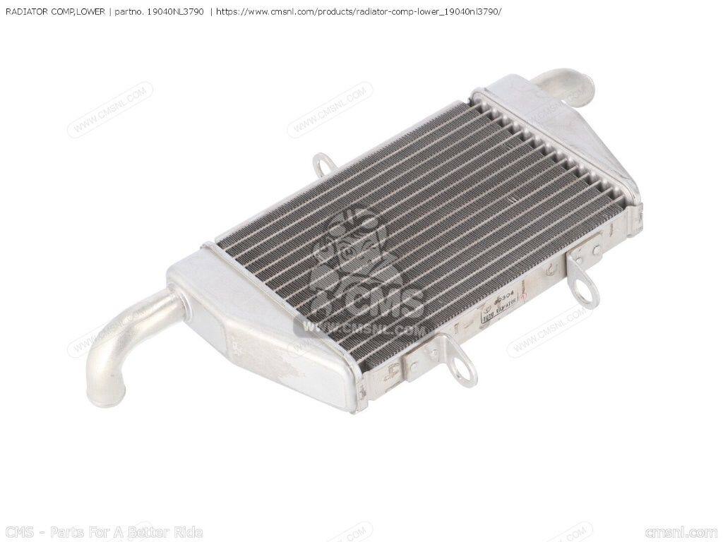 CMS シーエムエス RADIATOR COMP，LOWER［19040NL3790］ CBR600RR HONDA ホンダ ラジエーター 冷却関連 エンジン｜ウェビック　店
