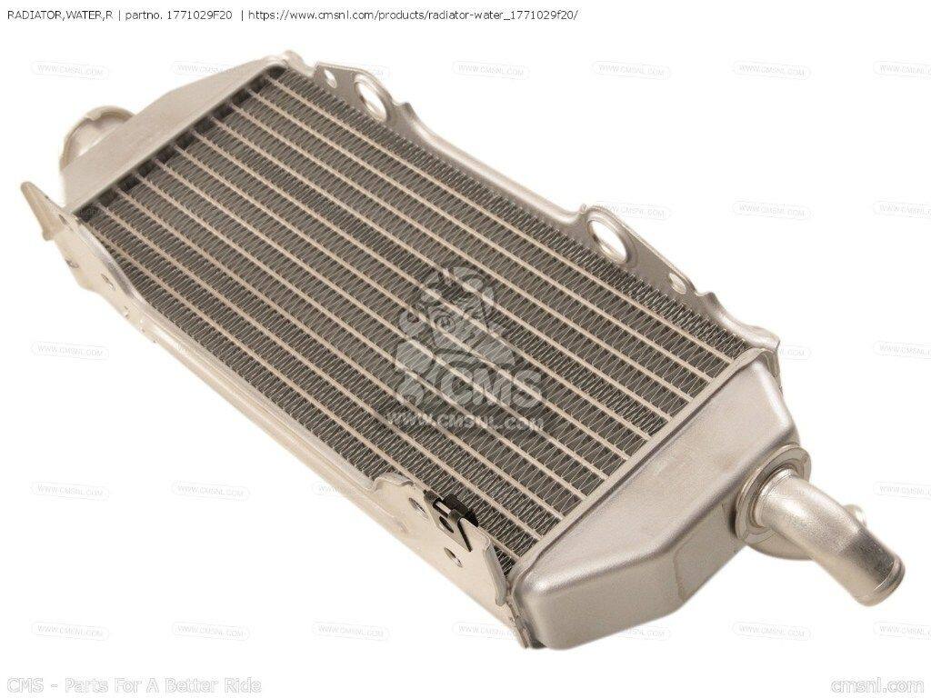 CMS シーエムエス RADIATOR，WATER，R［1771029F20］ DR-Z400 DR-Z400E DRZ400E 2005 SUZUKI スズキ ラジエーター 冷却関連 エンジン｜ウェビック　店 53,299円