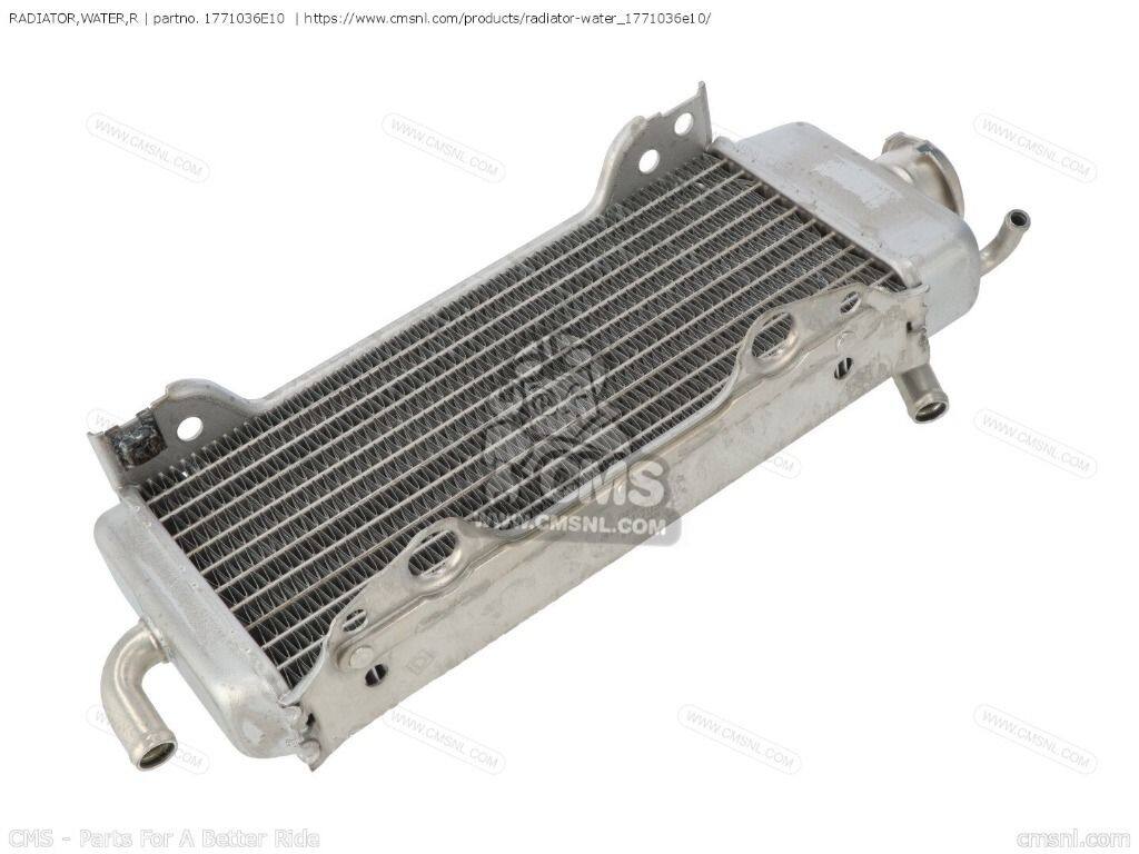 CMS シーエムエス RADIATOR，WATER，R［1771036E10］ RM125 SUZUKI スズキ ラジエーター 冷却関連 エンジン｜ウェビック　店