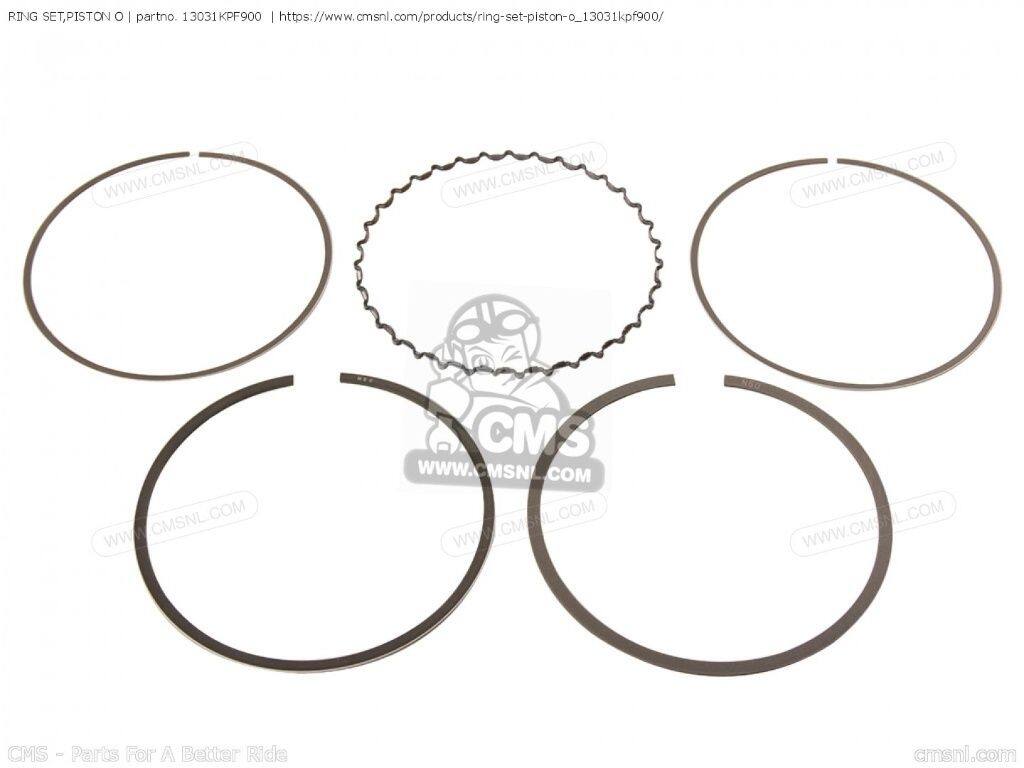 CMS シーエムエス RING SET，PISTON O［13031KPF900］ CBF250 HONDA ホンダ ピストンリング エンジンパーツ エンジン｜ウェビック　店