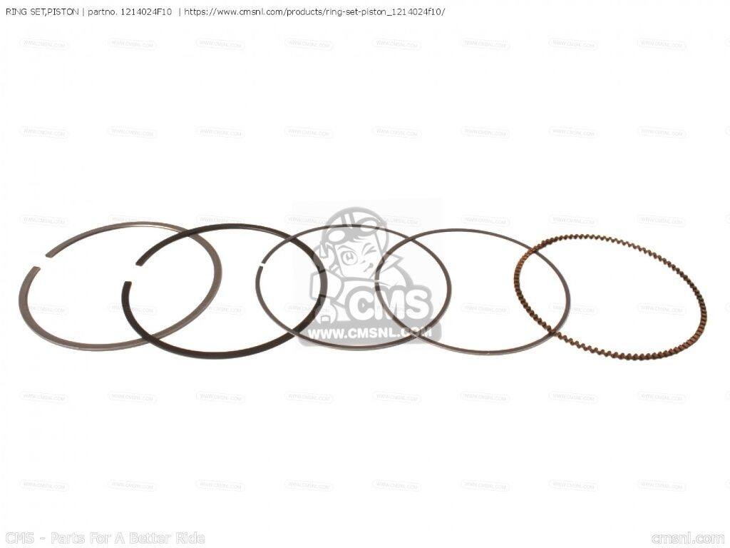CMS シーエムエス RING SET，PISTON［1214024F10］ GSX1300R HAYABUSA GSX1300RZ SUZUKI スズキ ピストンリング エンジンパーツ エンジン｜ウェビック　店