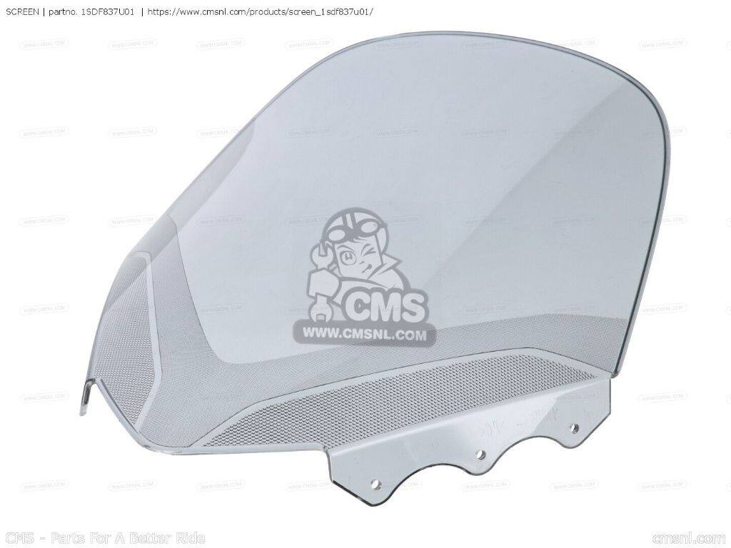 CMS シーエムエス SCREEN［1SDF837U01］ YP125R YP125RA YP250R YP250RA YP400RA YAMAHA ヤマハ スクリーン 外装｜ウェビック　店