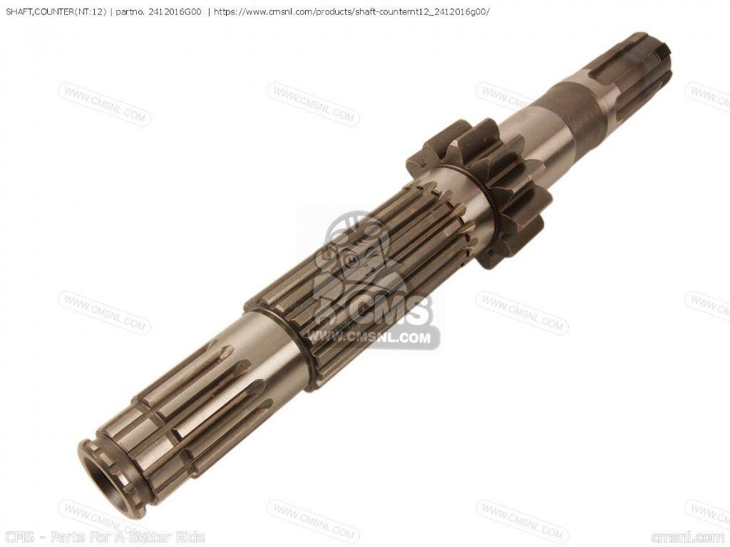 CMS シーエムエス SHAFT，COUNTER(NT：12)［2412016G00］ SV1000 SV1000S SUZUKI スズキ ミッション・ギア エンジンパーツ エンジン｜ウェビック　店
