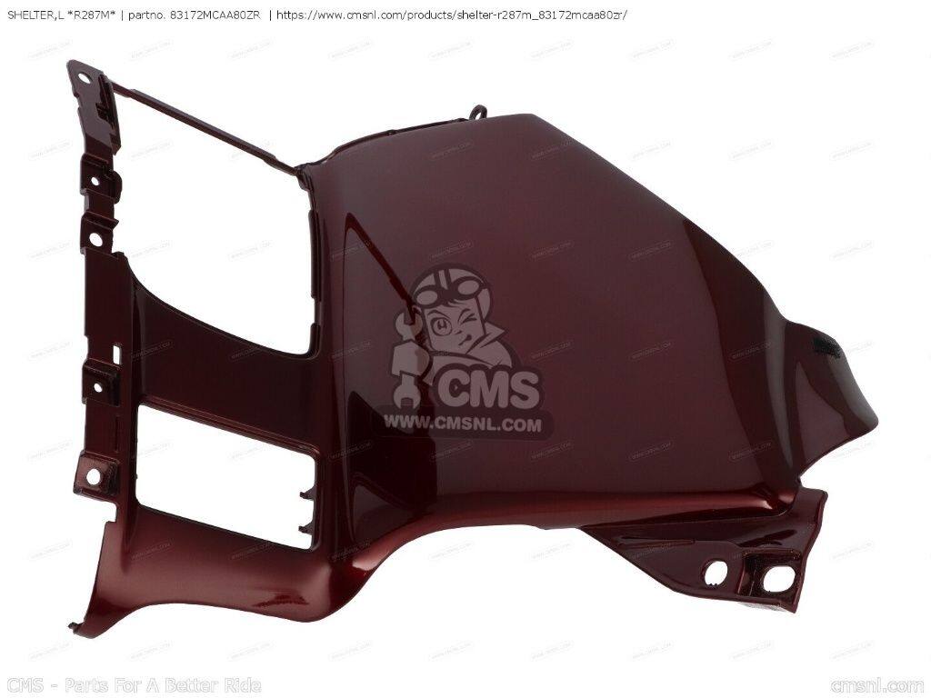 CMS シーエムエス SHELTER，L &rsquo;R287M&rsquo;［83172MCAA80ZR］ GL1800 GOLD WING GOLDWING HONDA ホンダ エアバッグ プロテクター｜ウェビック　店