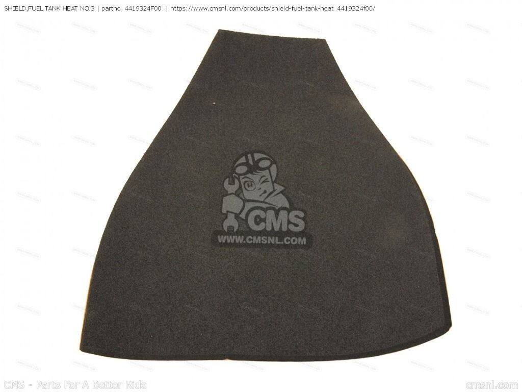CMS シーエムエス SHIELD，FUEL TANK HEAT NO.3［4419324F00］ GSX1300R HAYABUSA GSX1300RZ SUZUKI スズキ その他ガソリンタンクオプション・補修部品 タンク関連 外装｜ウェビック　店