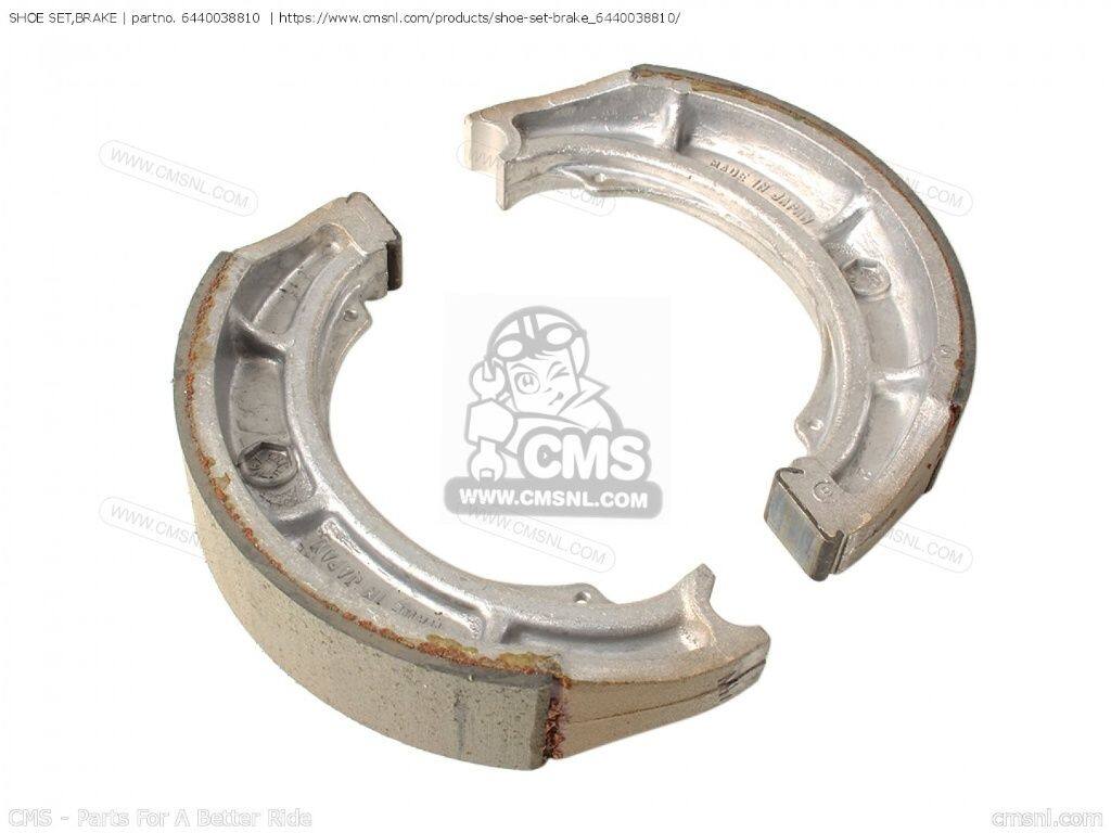 CMS シーエムエス SHOE SET，BRAKE (NAS)［6440038810］ VS600GL VS600GLF VS600GLU VS800 BOULEVARD S50 VS800GL INTRUDER VZ800 MARAUDER SUZUKI スズキ ブレーキシュー ブレーキ｜ウェビック　店